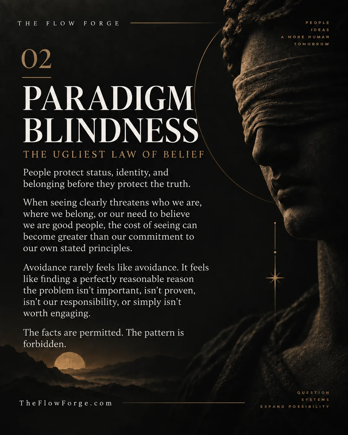 The Flow Forge card 02: Paradigm Blindness.