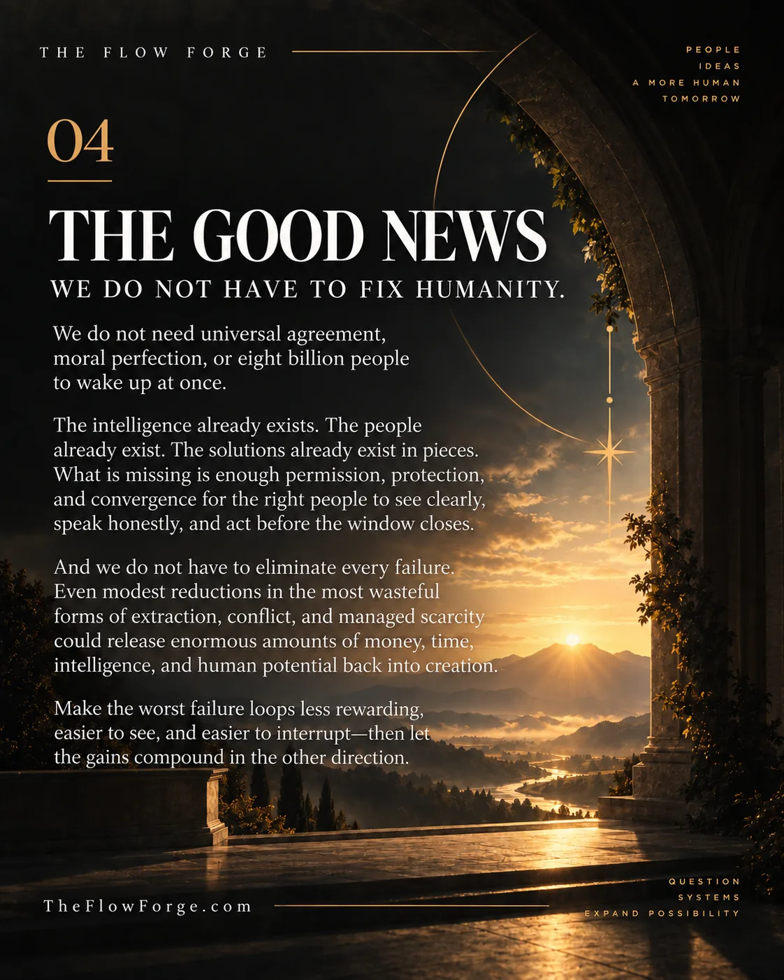 The Flow Forge card 04: The Good News.