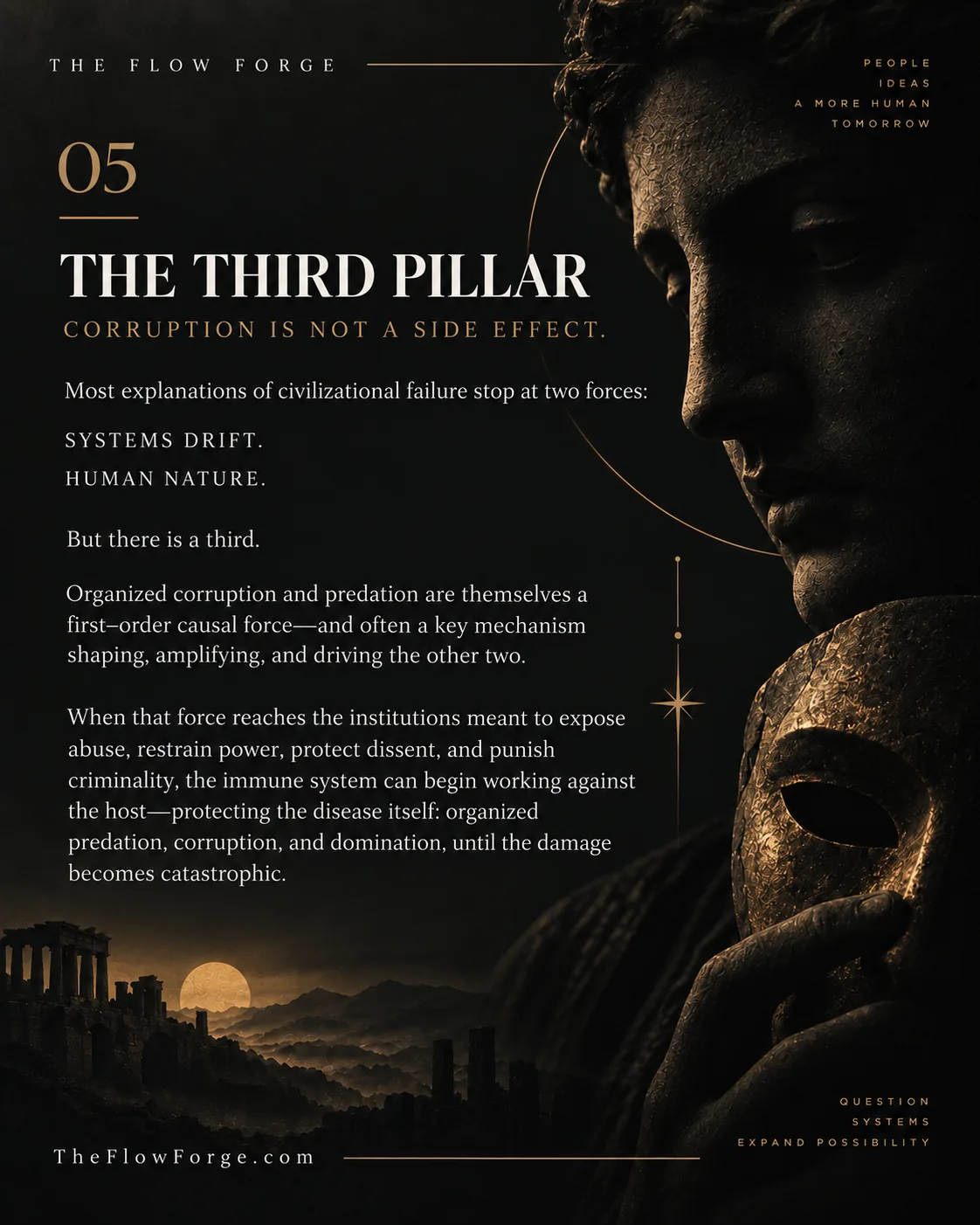 The Flow Forge card 05: The Third Pillar.